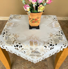 36" Square Gold Candle & Bells